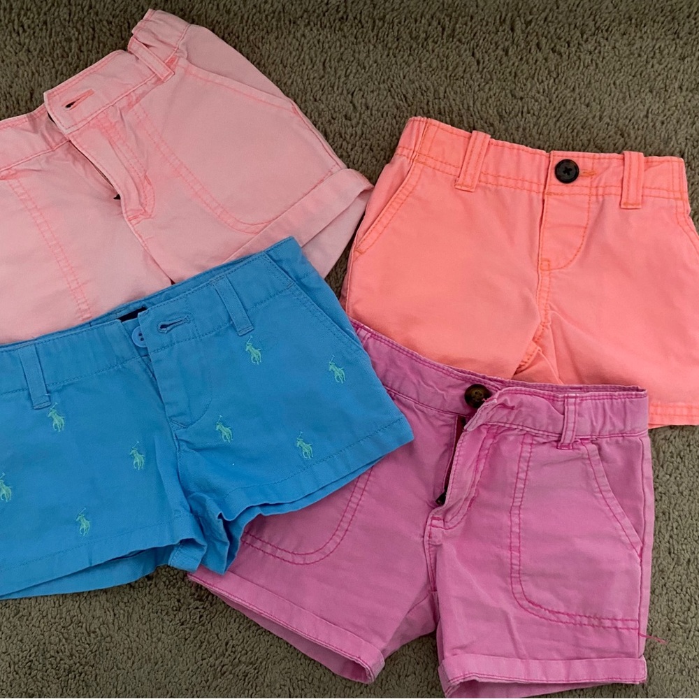 Carter's Pink and Blue Shorts Casual Cotton Bottoms